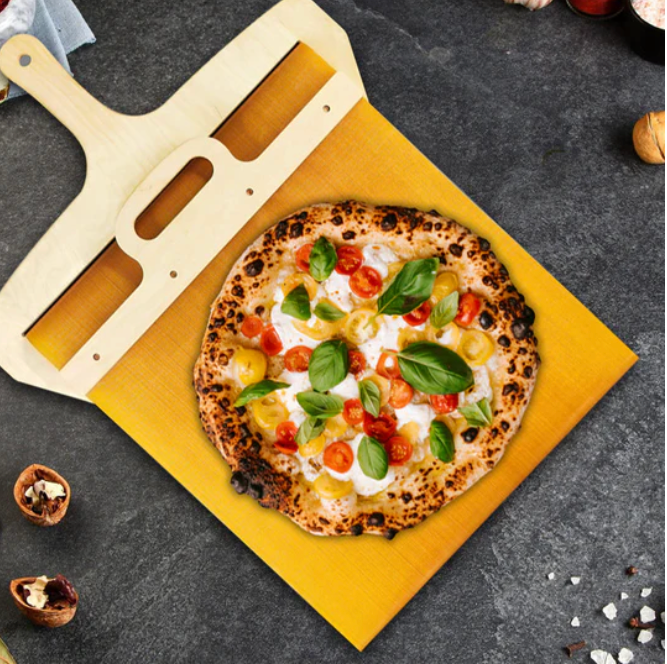 Hochwertiger Pizzaschieber aus Birkenholz - Italienisches Design