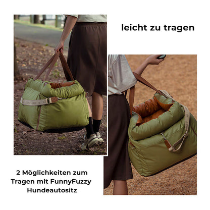 Hundeautositz aus Kunstleder - Sicherheit &amp; Stil | Urban Voyager