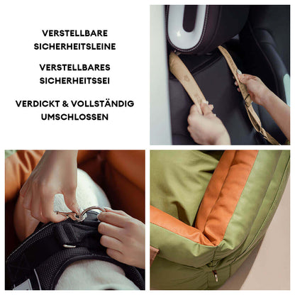 Hundeautositz aus Kunstleder - Sicherheit &amp; Stil | Urban Voyager