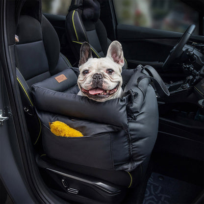 Hundeautositz aus Kunstleder - Sicherheit &amp; Stil | Urban Voyager