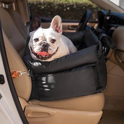 Hundeautositz aus Kunstleder - Sicherheit &amp; Stil | Urban Voyager