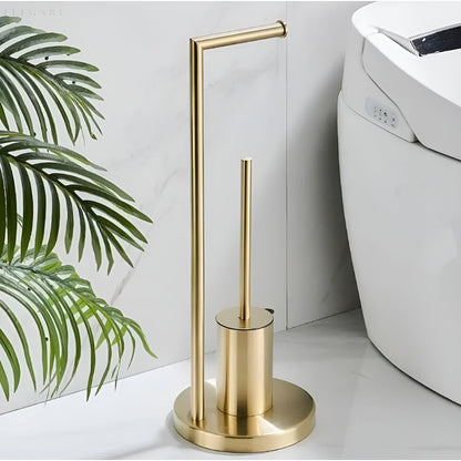 Toilettenpapierhalter mit Bürste - Praktisch &amp; Stilvoll | Badezimmer