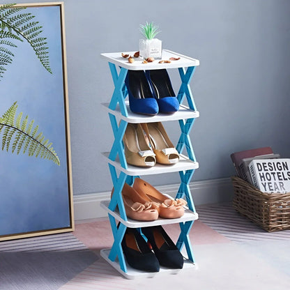 Faltbares Schuhregal - Platzsparend &amp; Multifunktional