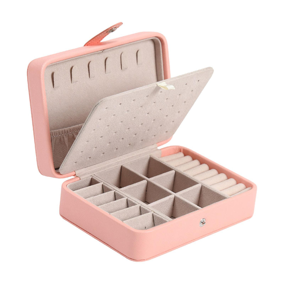 Leder Klappdeckel Schmuckkästchen - Luxuriöse Aufbewahrung