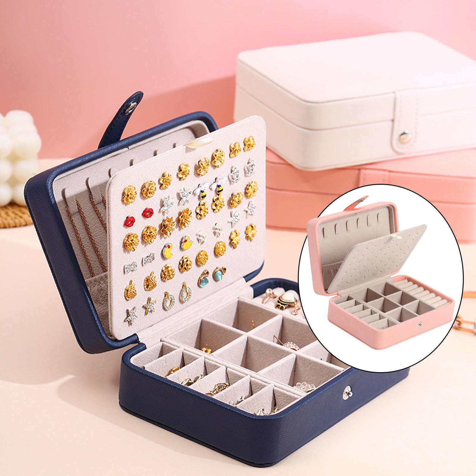 Leder Klappdeckel Schmuckkästchen - Luxuriöse Aufbewahrung