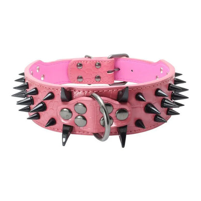 Robustes Hundehalsband mit Goldnieten – Verstellbar &amp; Stark