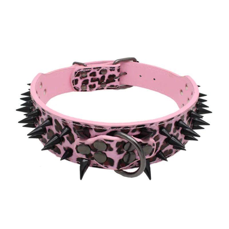 Robustes Hundehalsband mit Goldnieten – Verstellbar &amp; Stark