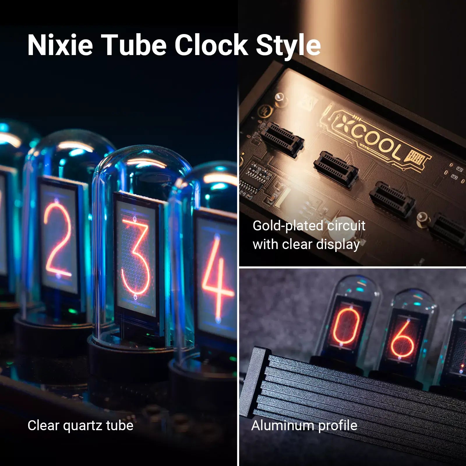 Nixie-Röhrenuhr