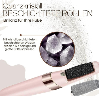 Elektrischer Hornhautentferner | LED-Licht | Wasserdicht