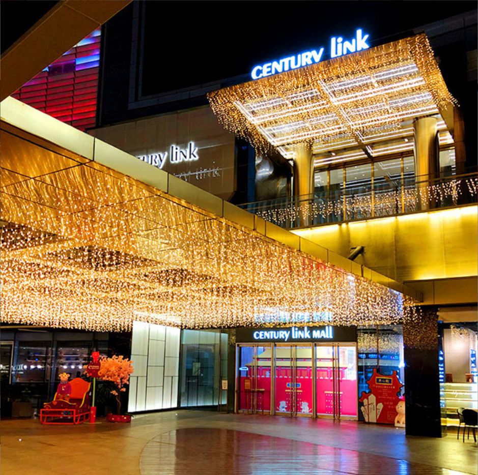 Bezaubernder LED-Vorhang Weihnachtslichter