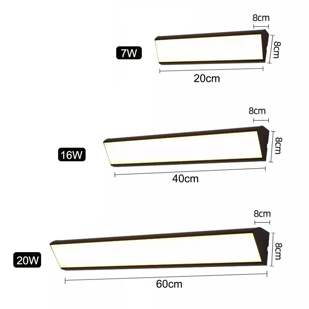 LED-Wandleuchte - Energieeffizient &amp; Wasserdicht