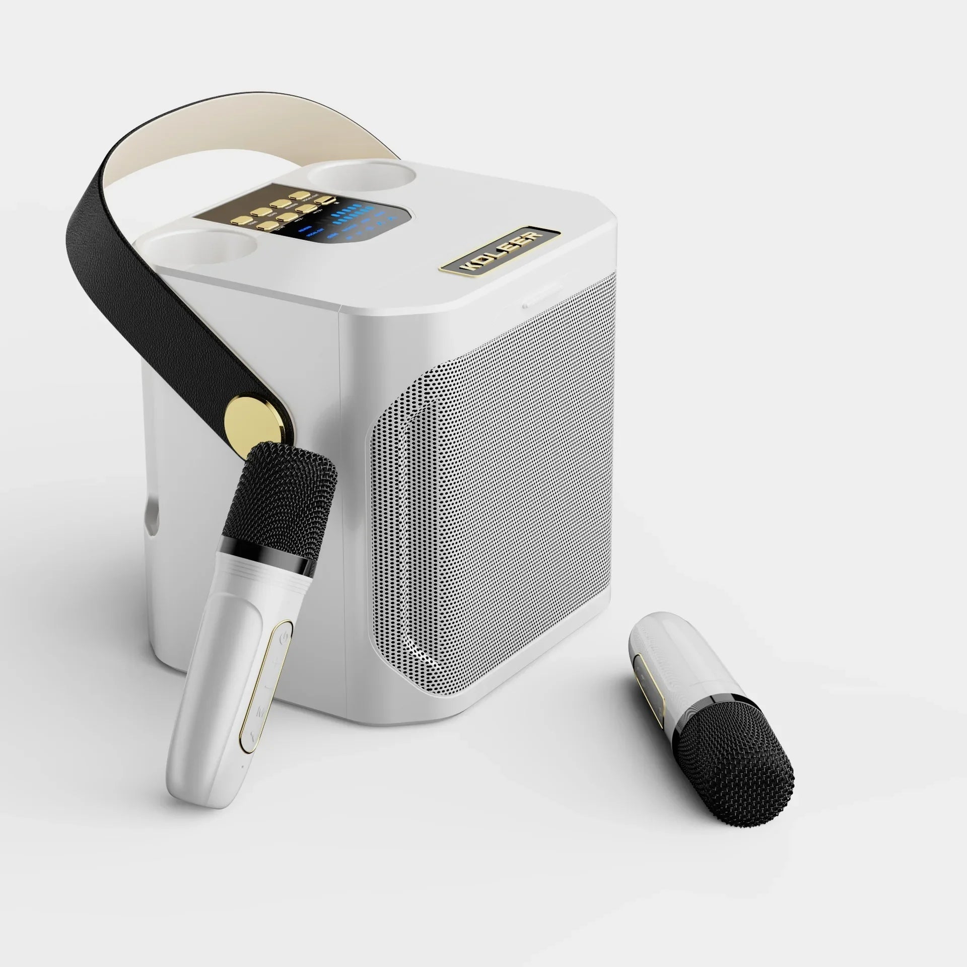 Hochleistungs tragbarer Bluetooth Karaoke Lautsprecher mit wiederaufladbarem Akku für den Innen- und Außenbereich