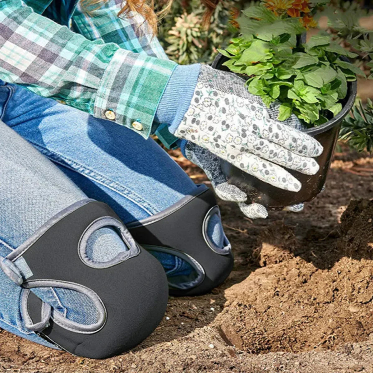 Ergonomische Knieschützer - Gartenarbeit - Extra Polsterung - Komfort