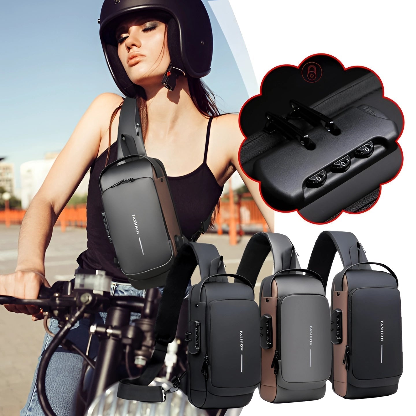 USB Rucksack | Anti-Diebstahl &amp; Wasserdicht