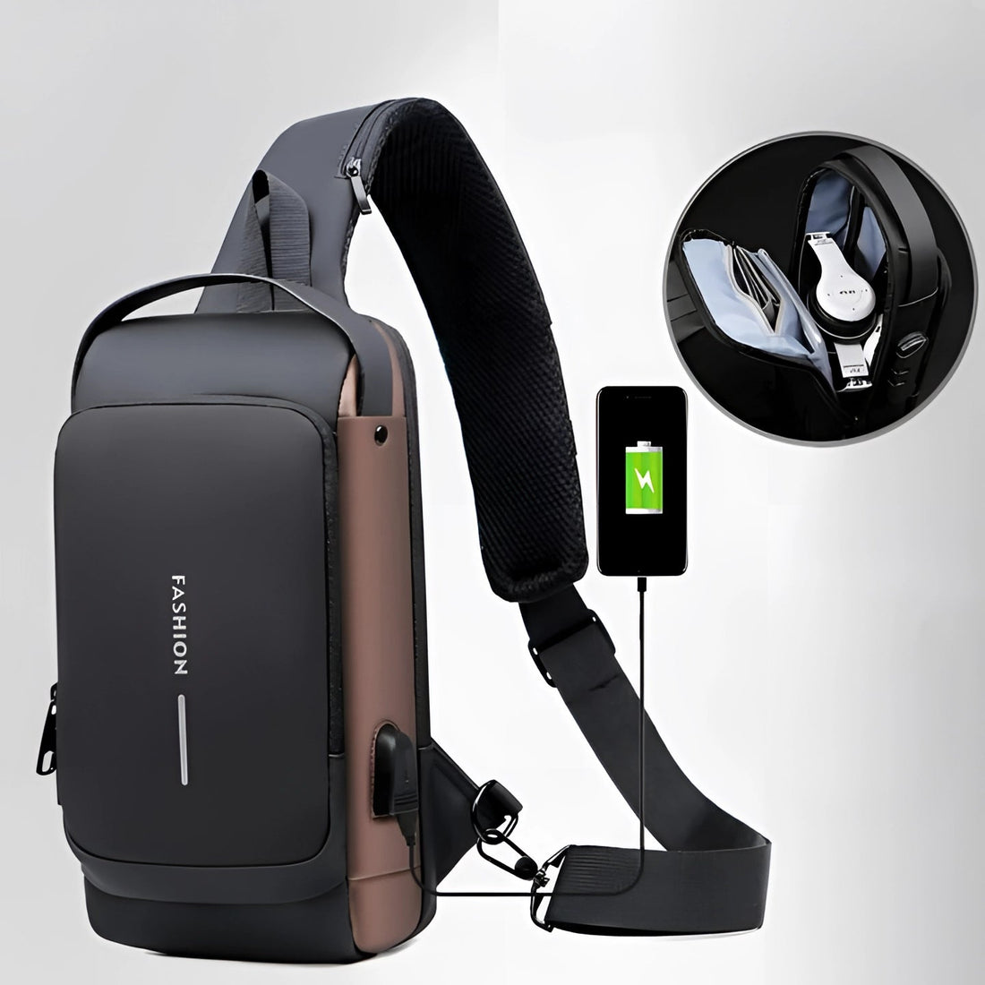 USB Rucksack | Anti-Diebstahl &amp; Wasserdicht