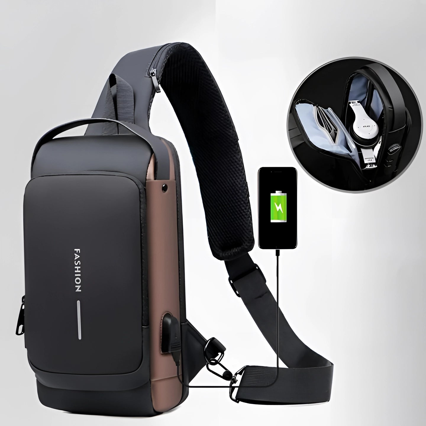USB Rucksack | Anti-Diebstahl &amp; Wasserdicht