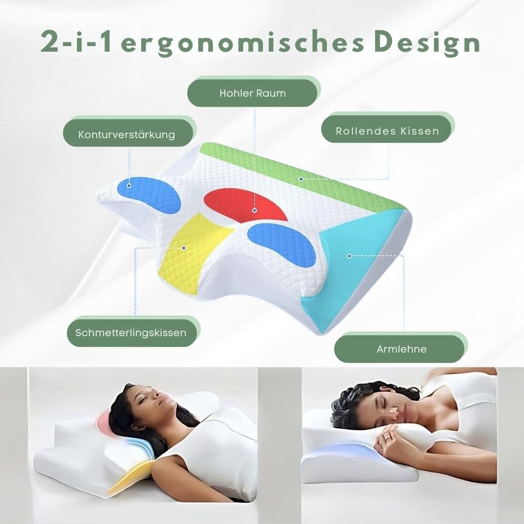 SleepAlign Kissen - Orthopädisch | Ergonomisch für Schmerzfreiheit