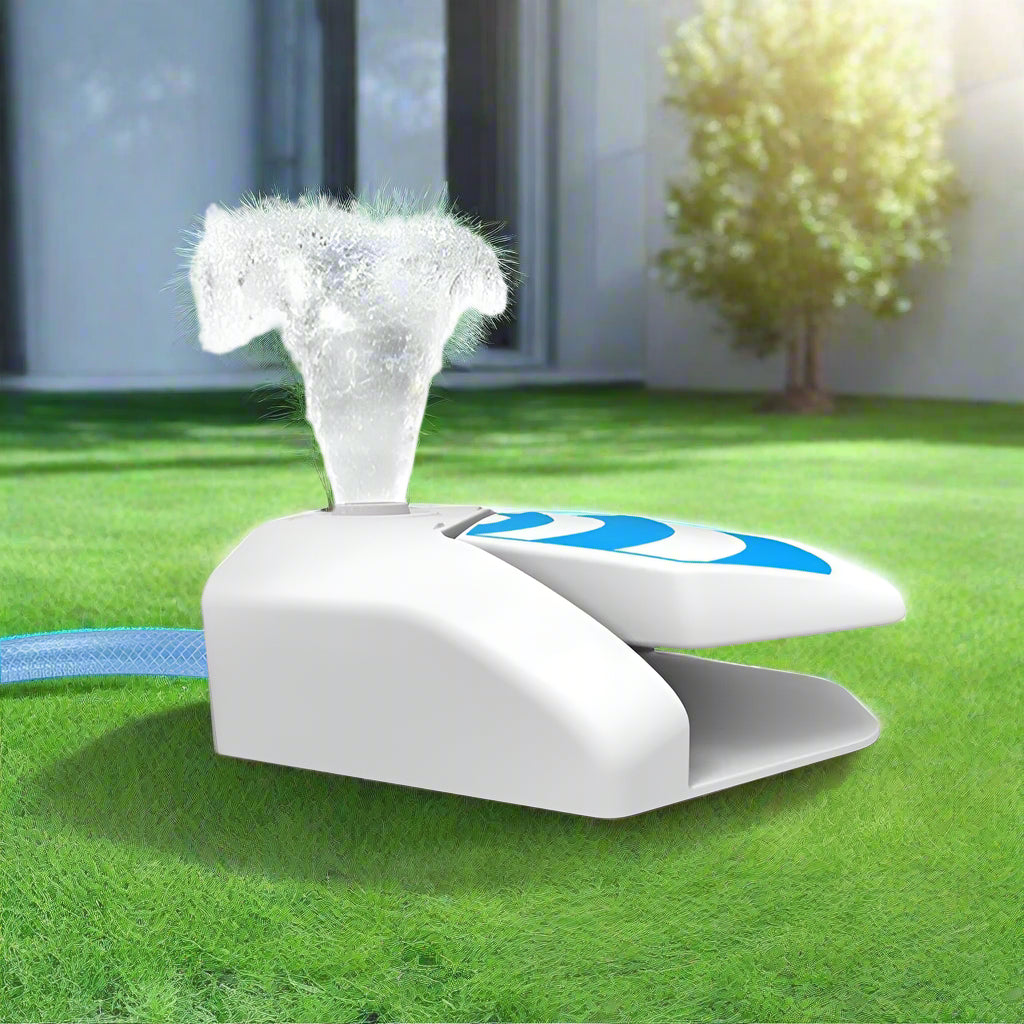 Tretwasserbrunnen für Hunde – Selbstbedienung Trinkstation aus Stahl für Garten &amp; Park, 60x40cm