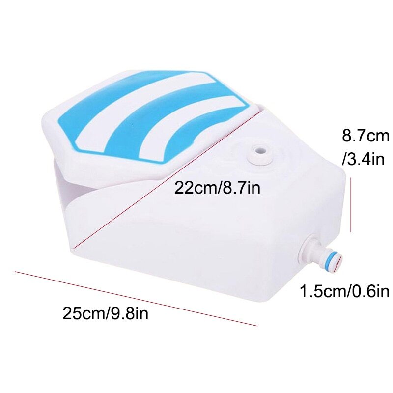 Tretwasserbrunnen für Hunde – Selbstbedienung Trinkstation aus Stahl für Garten &amp; Park, 60x40cm