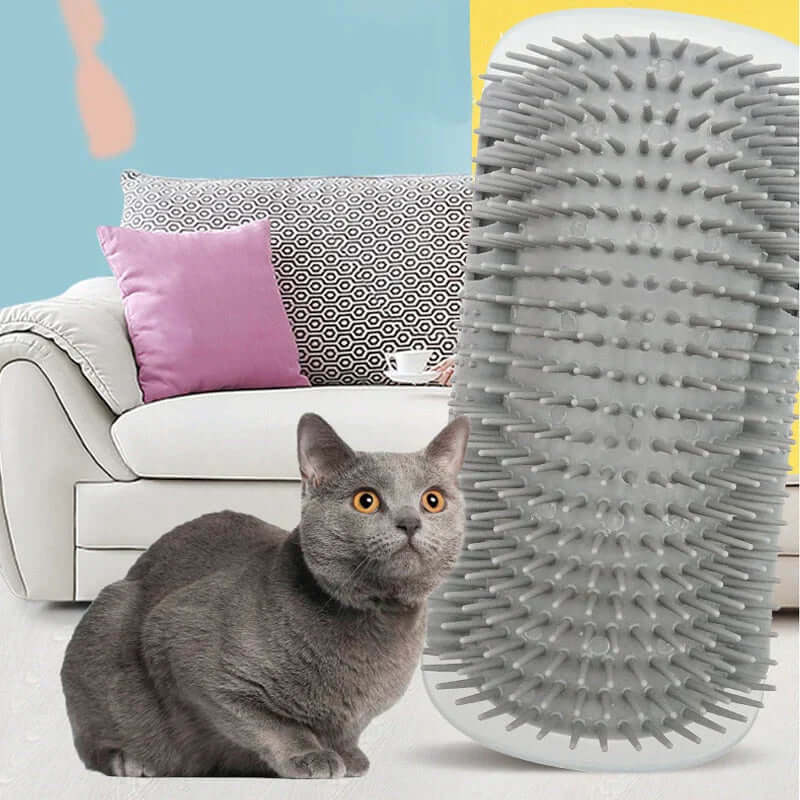 Katzen-Selbstpflegebürste für die Ecke