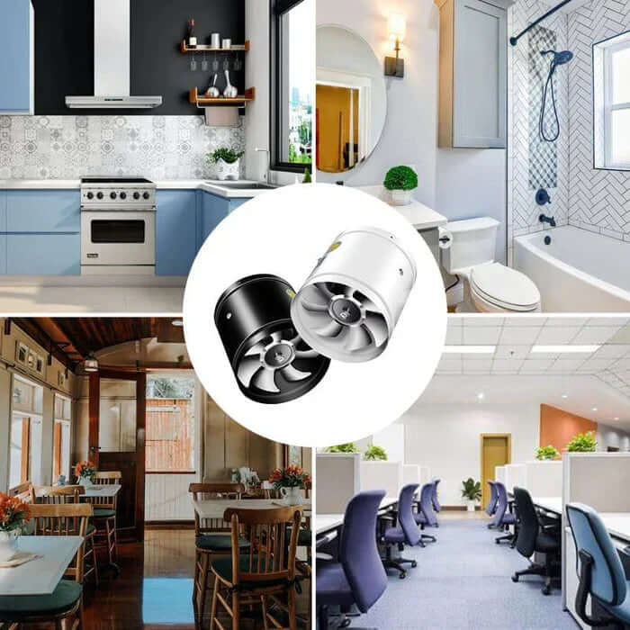 Hochleistungs-Abluftventilator - Flüsterleise &amp; kraftvoll