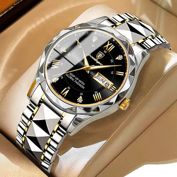 Wasserdichte Luxus-Herrenarmbanduhr von der Top-Marke mit leuchtender Funktion