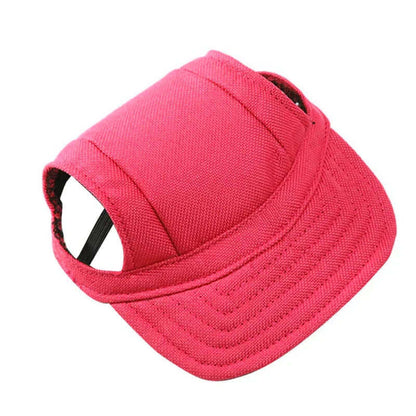 Hunde-Cap mit Ohrenlöchern &amp; Kinnriemen