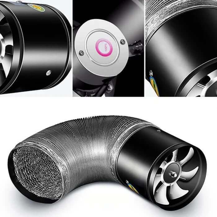 Hochleistungs-Abluftventilator - Flüsterleise &amp; kraftvoll