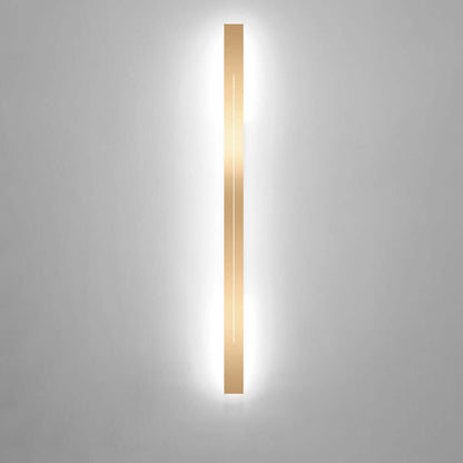 Moderne LED Wandleuchte Gold Schwarz Innen