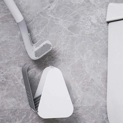 Hygienische Toilettenbürste mit L-Kopf - Flexibel &amp; Sauber