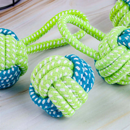 Hundespielzeug Seilball - Zahnpflege &amp; Spielspaß