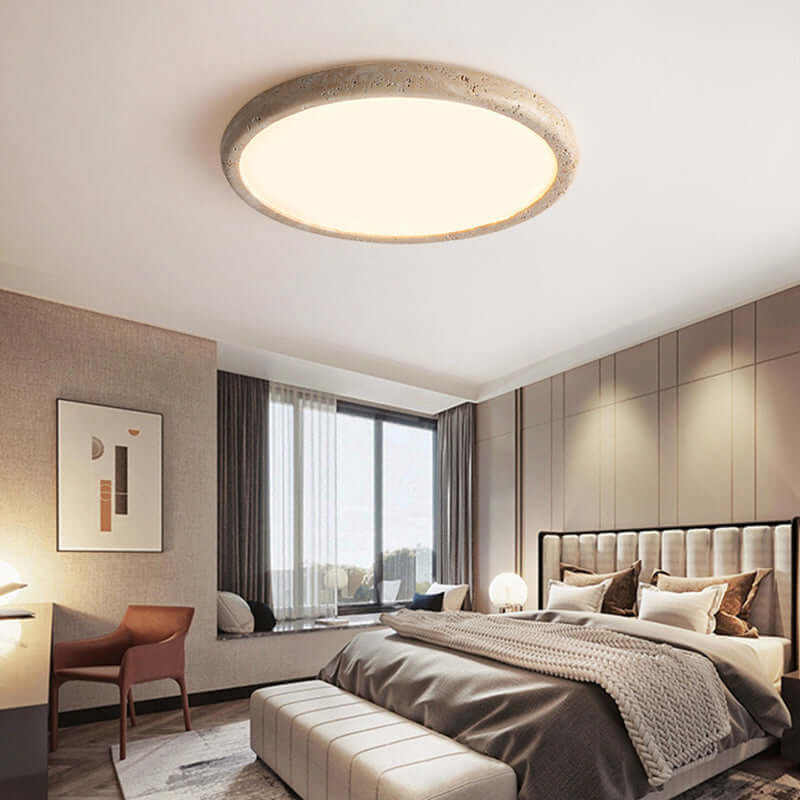 Naturstein LED-Deckenleuchte 38cm