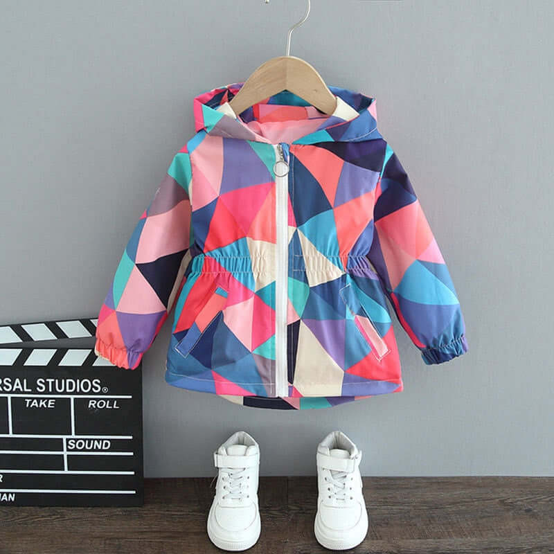 Regenjacke Mädchen (12M-6J) - Leicht, Wasserdicht &amp; Modisch