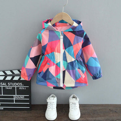 Regenjacke Mädchen (12M-6J) - Leicht, Wasserdicht &amp; Modisch