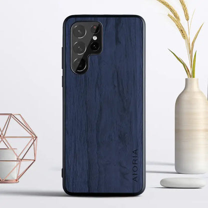 Retro Wood - Schutzhülle für Samsung