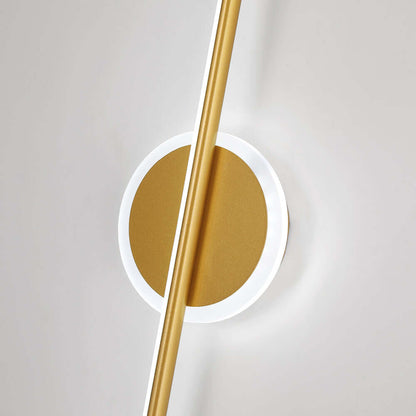 Moderne LED-Wandleuchte - rund &amp;quadratisch