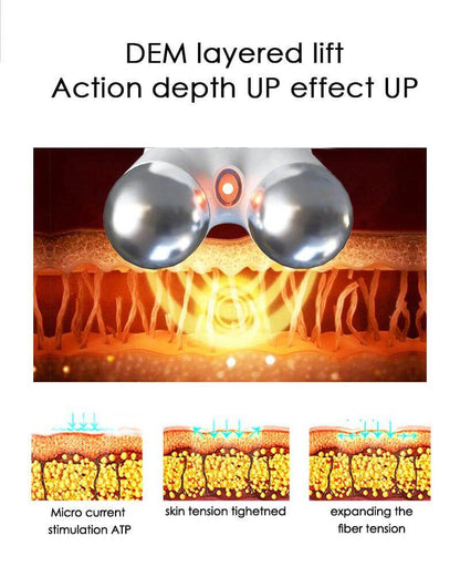 Mikrostrom-Gesichtsmassagegerät für straffere Haut
