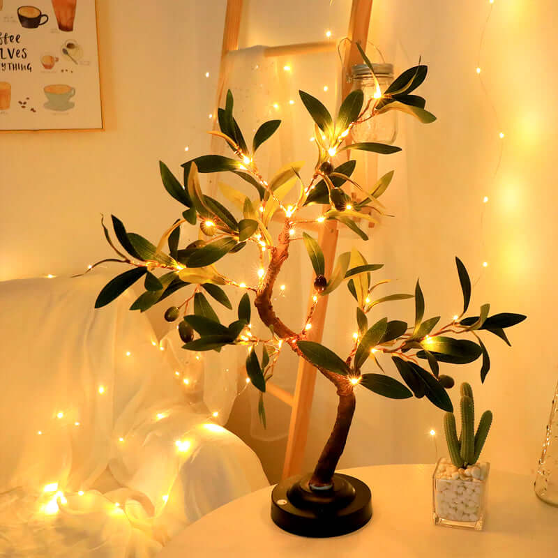 LED Baum Tischleuchte Dekoleuchte Stimmungslicht