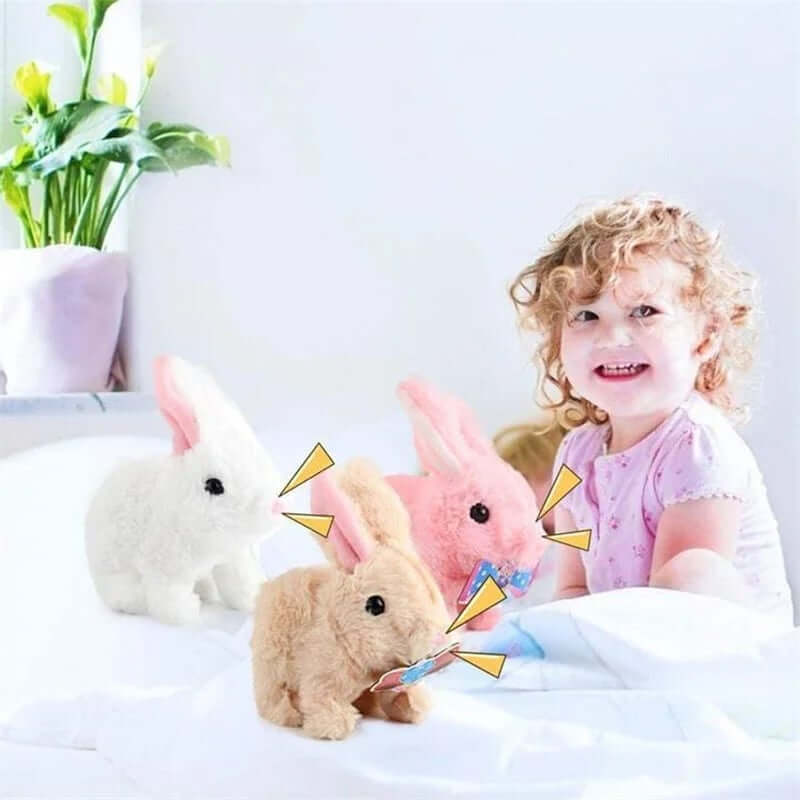 Interaktives Plüschtier Hase - Kuschelfreund mit Funktionen