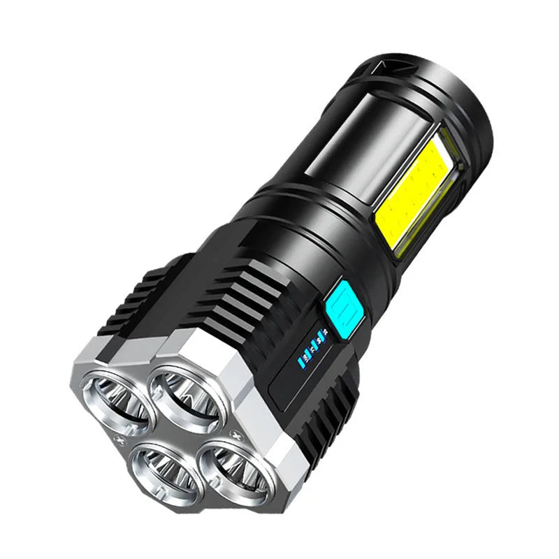 Hochleistungs-LED-Taschenlampen Camping-Taschenlampe mit 4 Lampen