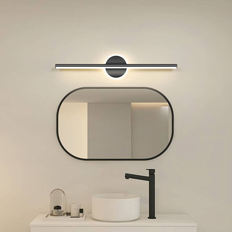 Moderne LED-Wandleuchte - rund &amp;quadratisch