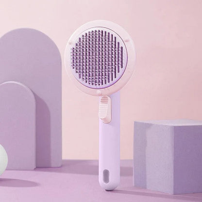 Selbstreinigende Katzenbürste - Stahlborsten