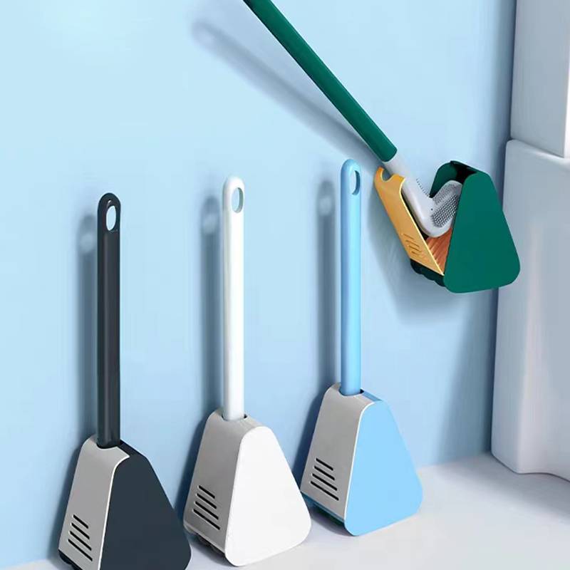 Hygienische Toilettenbürste mit L-Kopf - Flexibel &amp; Sauber