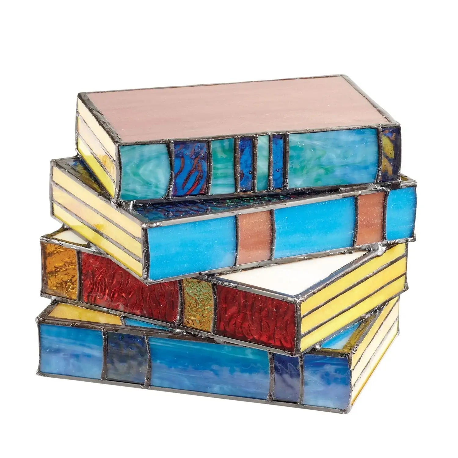IllumiBook Farbige Buchlampe - Kunstvolles Design - Stimmungsvolle Beleuchtung