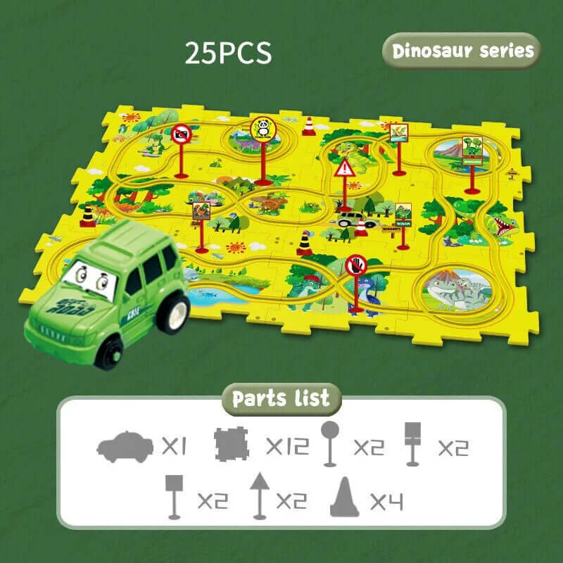 Fahrzeug-Puzzle für Kinder - Lernspaß &amp; Feinmotorik