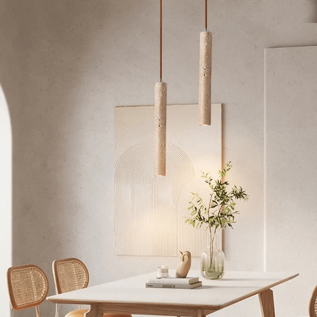 Minimalistische LED-Kronleuchter im Wabi-Sabi Stil