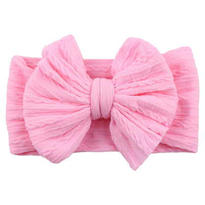 Kinder Haarband Nylon mit Schleife - Elastisch &amp; Vielseitig