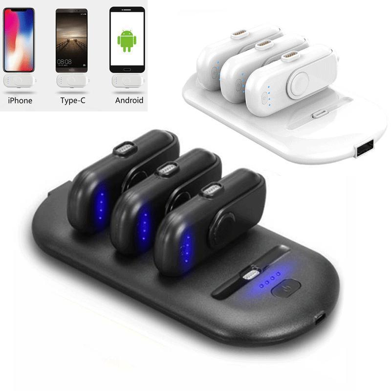 Tragbarer Powerbank-Ladegerät - Mini-Magnet-Ladepacks für iPhone Samsung Xiaomi