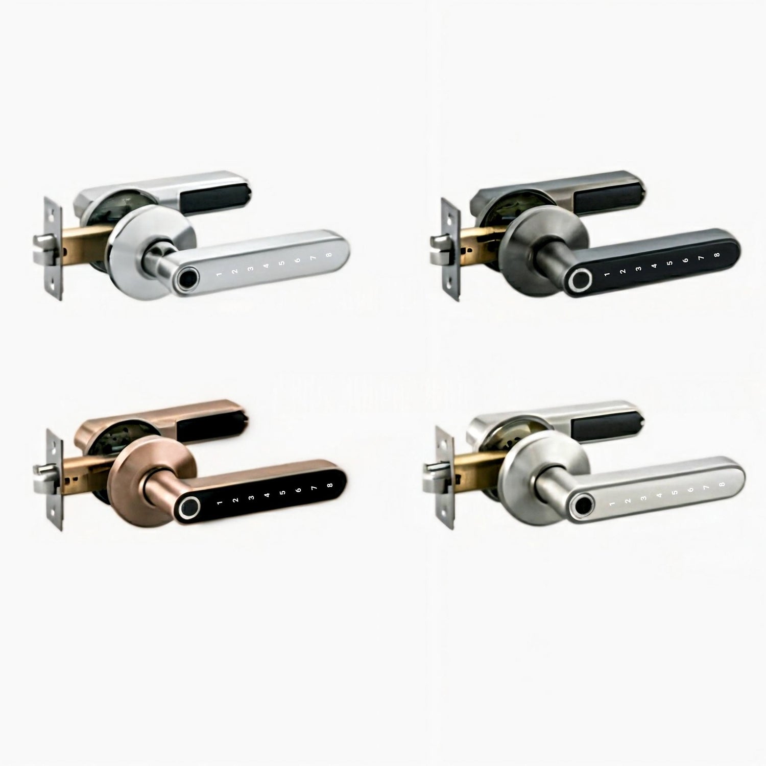 Intelligentes digitales Fingerabdruck-Türschloss mit App-Steuerung, Passcode &amp; DIY-Installation