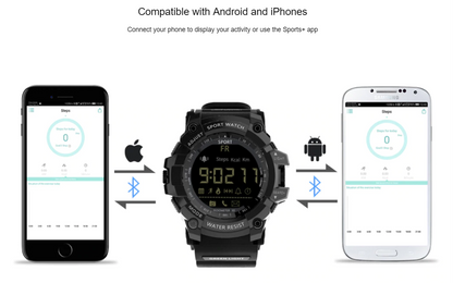 Military Smartwatch | Robuste Outdoor-Uhr mit Fitness- &amp; Smart-Funktionen